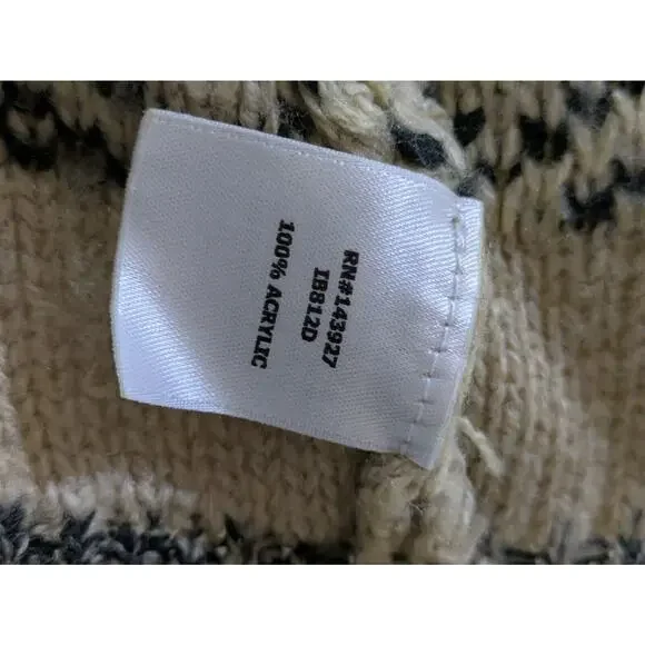 Charming Charlie Beige Size Small Open Cardigan Black Beige Long Sleeve - Picture 7 of 8